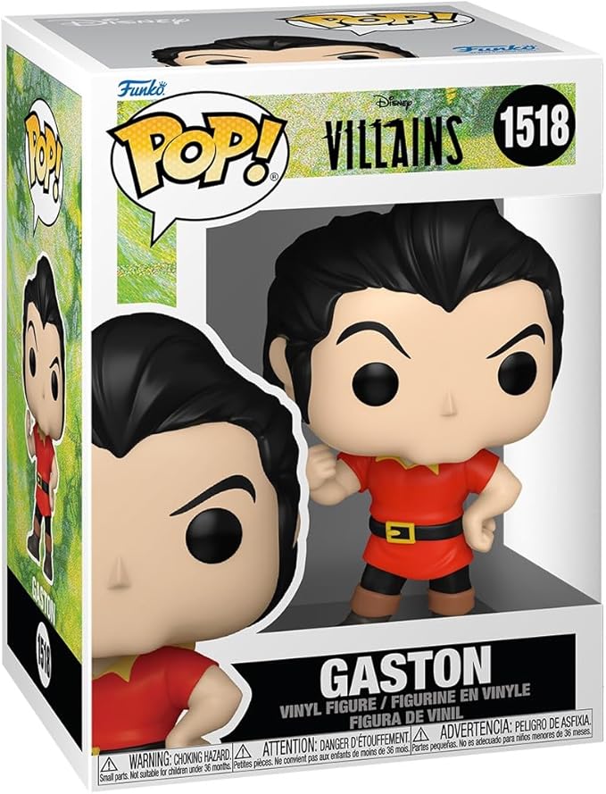 Funko POP Disney: Villains - Gaston - Disney Villains - Collectable Vinyl Figure - Gift Idea - Official Merchandise - for Kids & Adults - Movies Fans - Model Figure for Collectors and Display