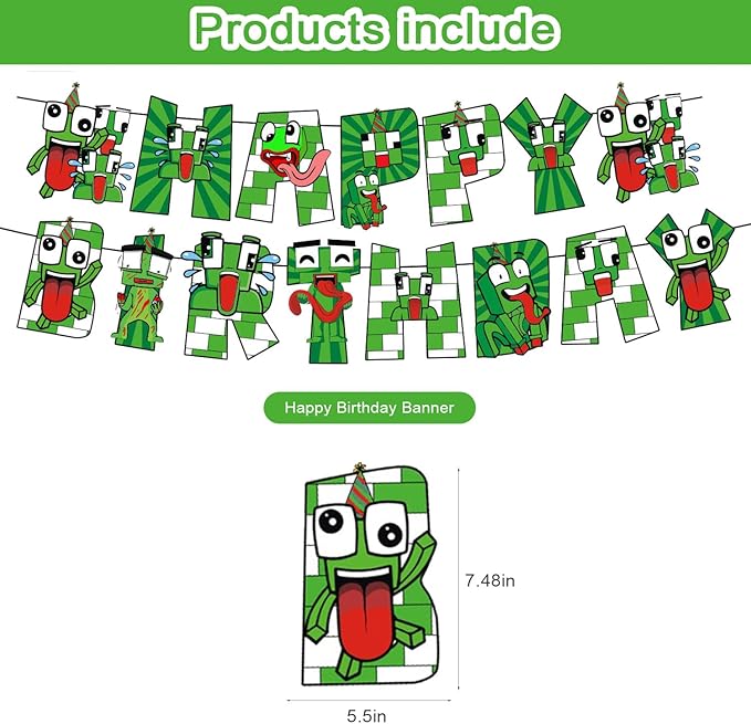 Unspeak-able Party Decorations,Birthday Party Supplies For Unspeak-able Party Supplies Includes Banner - Cake Topper - 12 Cupcake Toppers - 18 Balloons