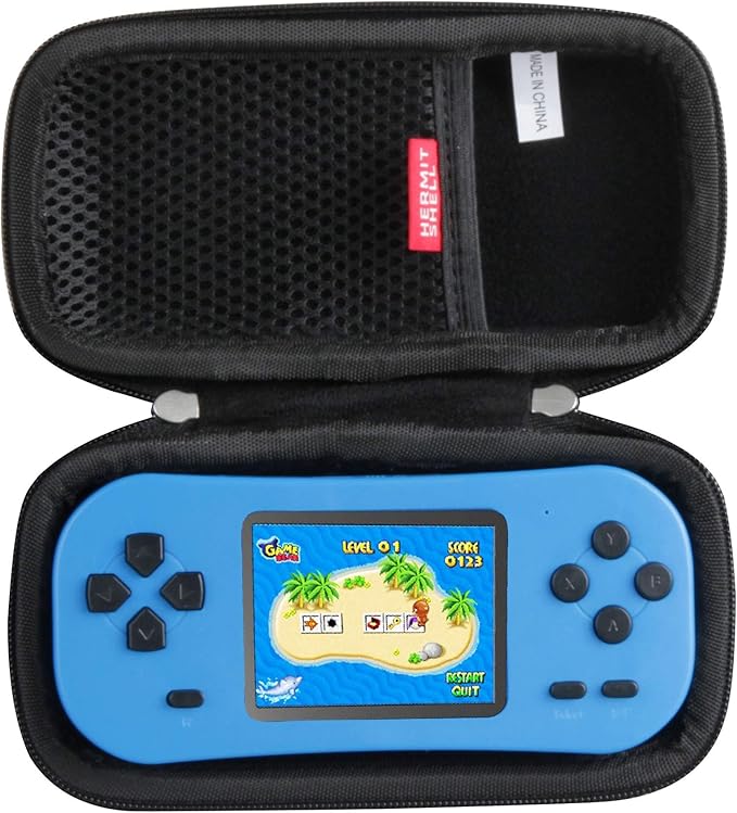 Hermitshell Travel Case for Beijue 218 Retro Handheld Games for Kids Built in 218 Classic Old Style Electronic Gam (Black)