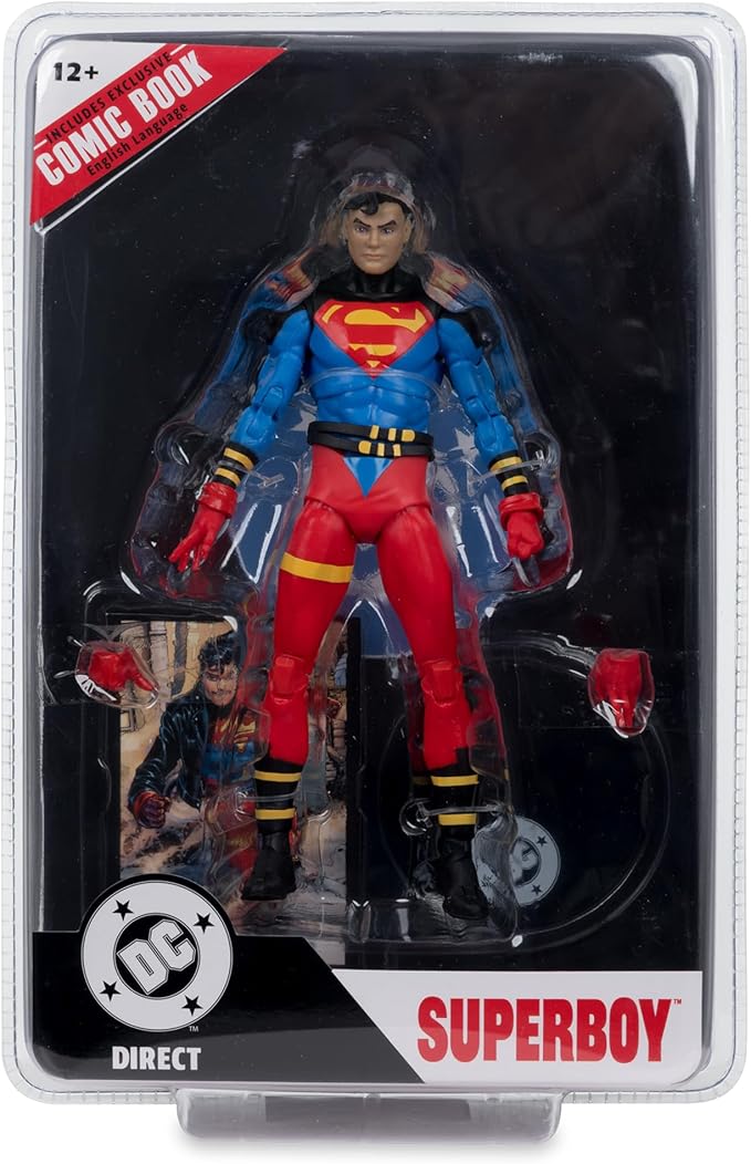McFarlane Toys- DC Direct Page Punchers Superboy (Superboy #1) 7in Figure with Comic