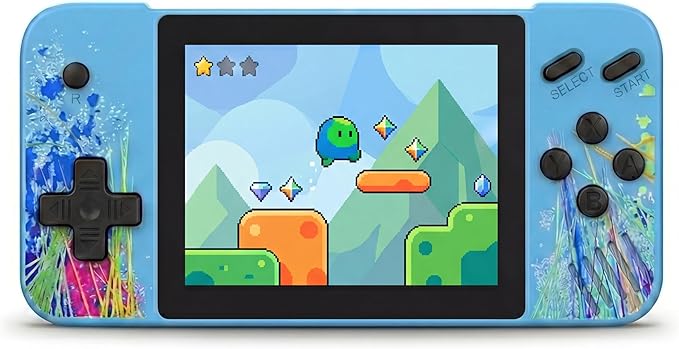 Handheld Game for Kids Toys Gifts - Mini Game Machine Preloaded 220 Video Games, Kids Electronics Toys for Boys Girls Portable Gaming Player
