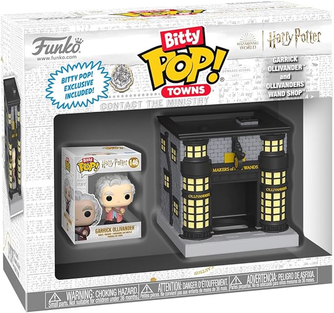 Funko Pop Bitty Town: Harry Potter - Garrick Ollivander and Ollivander's Wand Shop - Collectable Vinyl Figure - Gift Idea - Official Merchandise - Toys for Kids & Adults - Fantasy Fans