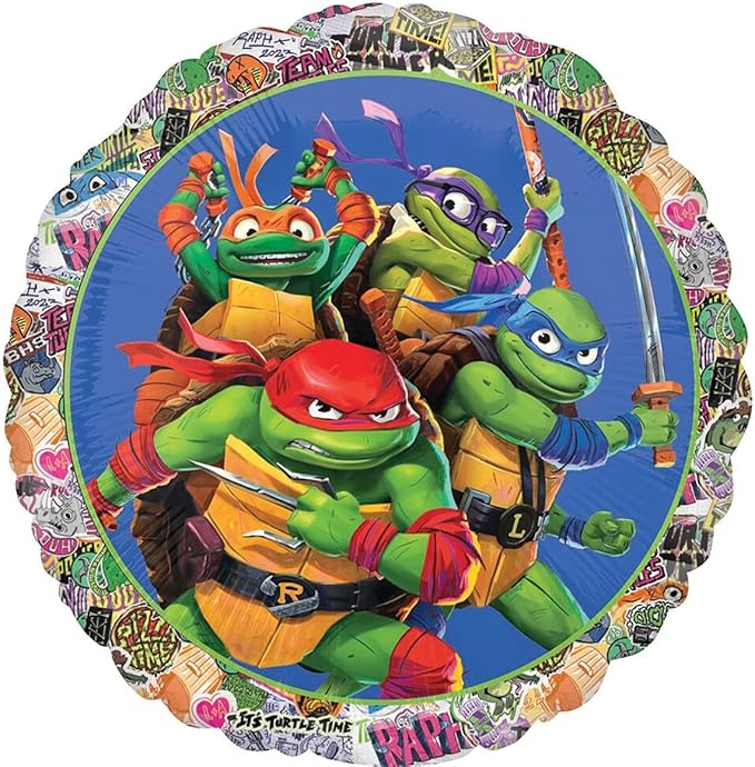 TMNT Theme 5th Birthday Party Supplies Ninja Turtle Mayhem Balloon Bouquet Decorations