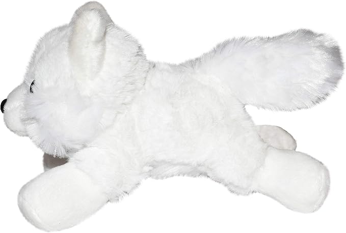 Wild Republic Arctic Fox Plush, Stuffed Animal, Plush Toy, Gifts for Kids, Hug’Ems 7"