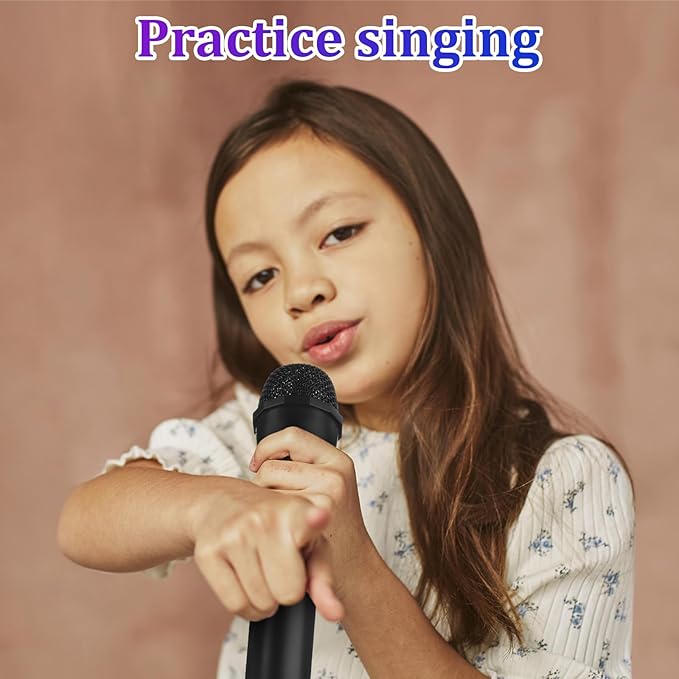 12 Pcs Microphone Prop Play Plastic Toy Microphone Fake Microphones Prop Simulate Speech Practice Plastic Realistic Micro-phone Fake Micro-phone Stage for Boys Girls Costume Music Party Favors