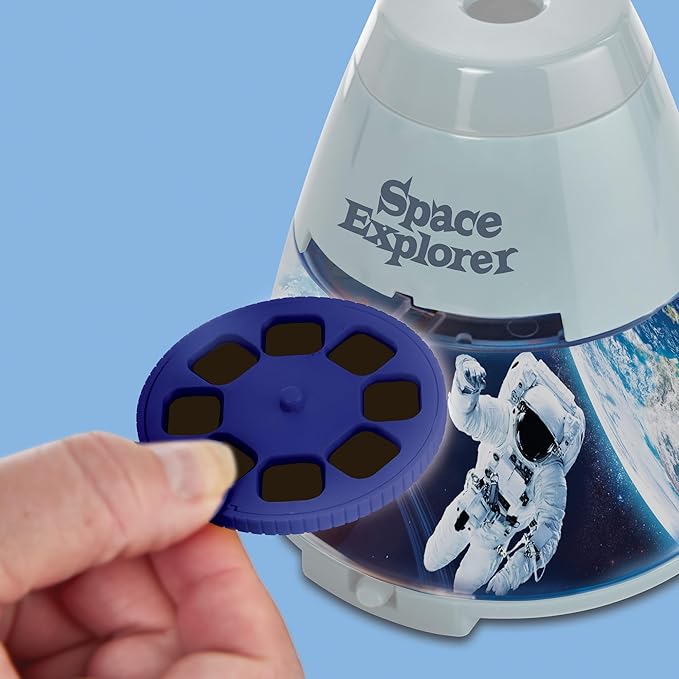 Brainstorm Toys: Space Explorer Room Projector - 24 NASA & Hubble Spacecraft Images, Nebula Nightlight, Kids Ages 6+
