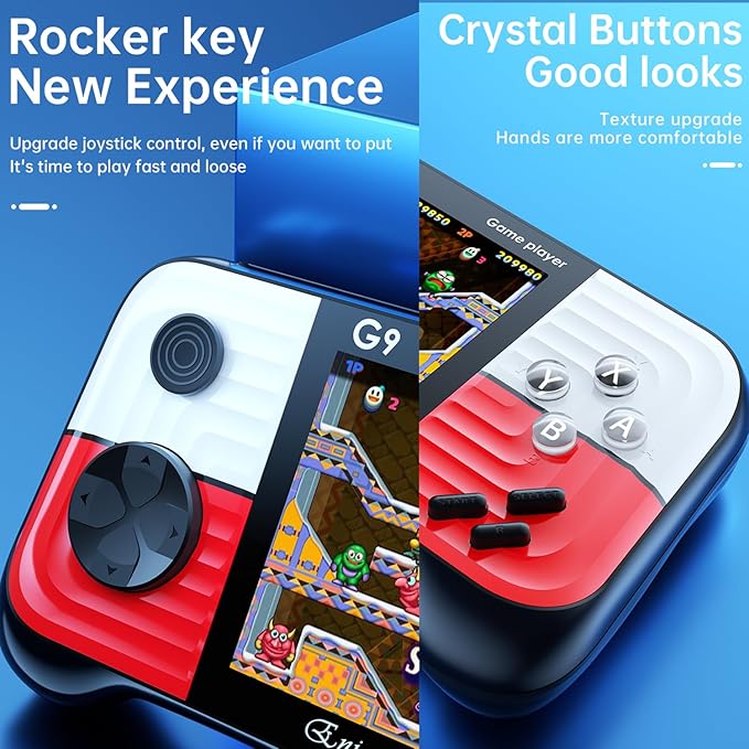 Retro Mini Video Games Portable Handheld Game，Handheld Game Console with Classical FC Games 3.0" Color Screen，Birthday for Boys Girls and Adults (Red)