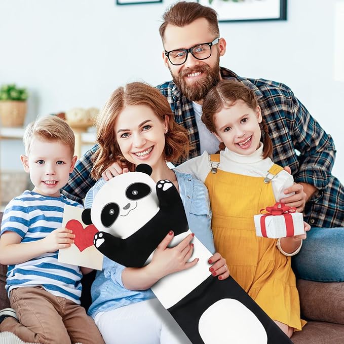 36 inch Cute Giant Panda Bear Plush Soft Body Pillow Plushies, Large Long Panda Stuffed Animals Toy Big Doll, Gift for Kids Girls and Boys, Birthdays