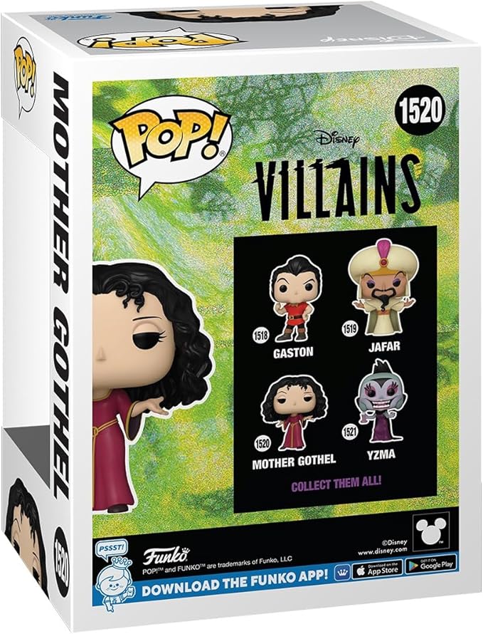 Funko POP Disney: Villains - Mother Gothel - Disney Villains - Collectable Vinyl Figure - Gift Idea - Official Merchandise - for Kids & Adults - Movies Fans - Model Figure for Collectors and Display