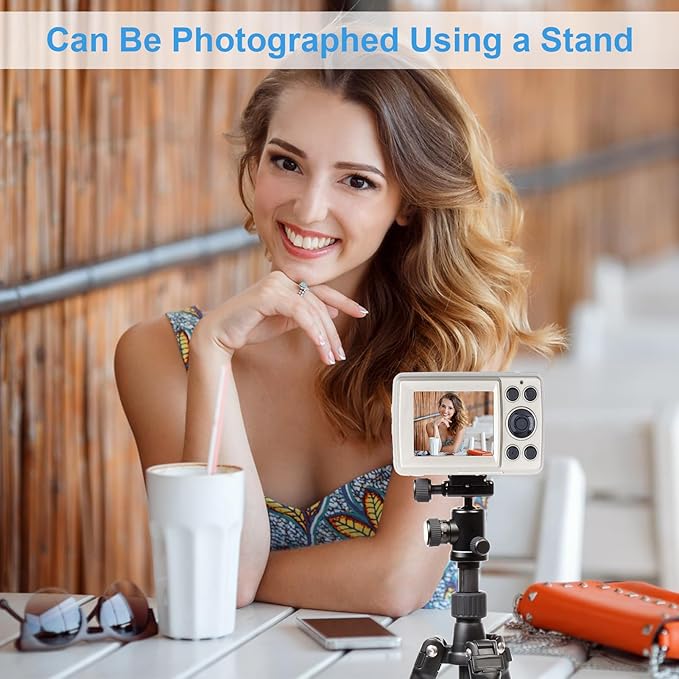 720P Digital Camera for Kids & Teens with 16X Zoom, Compact Portable Camcorder –