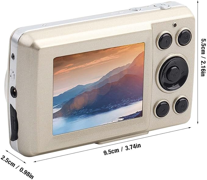 720P Digital Camera for Kids & Teens with 16X Zoom, Compact Portable Camcorder –