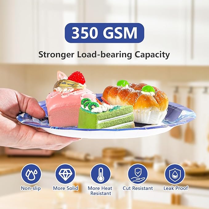 170Pcs Nautical Birthday Party Supplies Cruise Ship Plates and Napkins Cups Forks Tablecloth Ocean Cruise Liner Theme Tableware Sets for Kids Adults Birthday Baby Shower Party Favors Serves 24