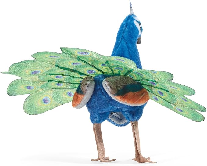 Folkmanis Mini Peacock Finger Puppet