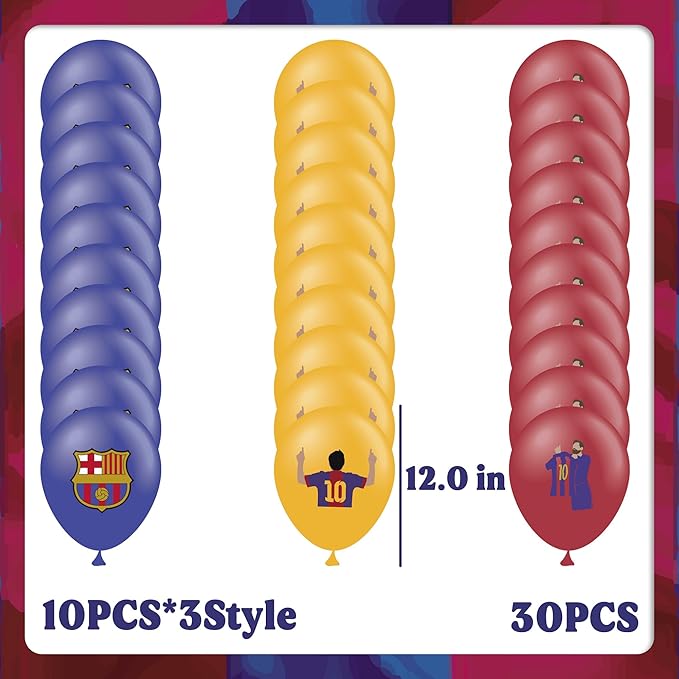 Soccer Theme Birthday Party Decorations, Balloons for Party Favors, Birthday Party Supplies