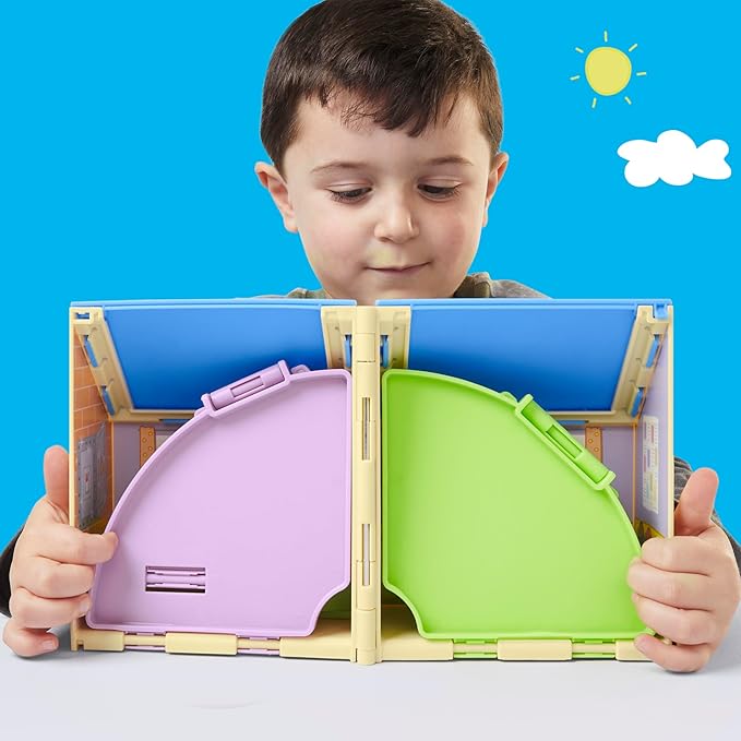 Peppa Pig Peppa's Pop-Open Playgroup Playset with Figure, Preschool Toys for 3 Year Old Girls and Boys and Up