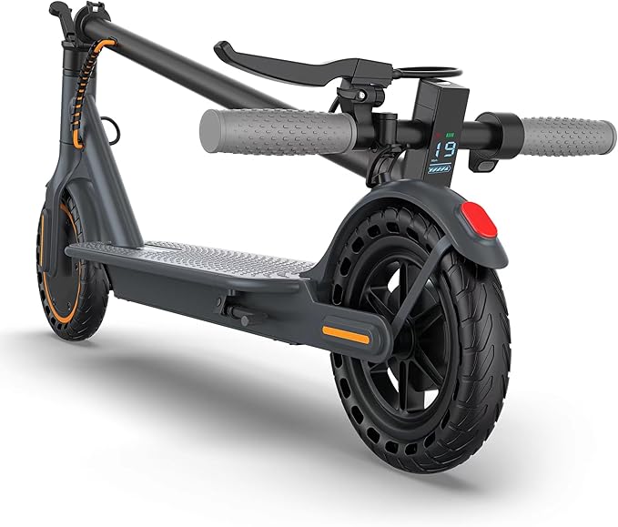 VOLPAM Electric Scooter, 350W/500W Powerful Motor, 8.5"/10" Solid Tires, 19/21Mph, 28/23/21/16 Miles Max Range, Dual Braking