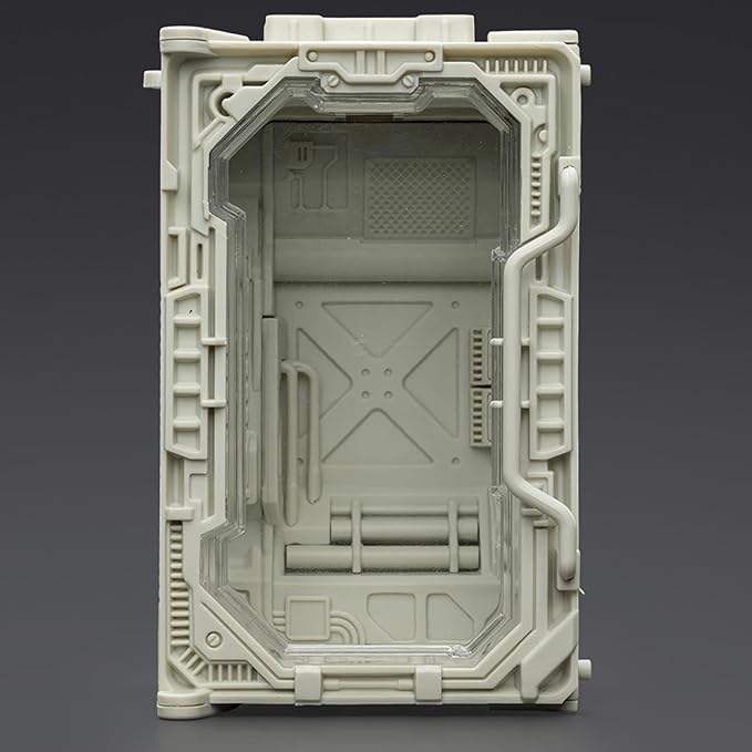 JOYTOY 5'' Display Box,Action Figures Display Case - Individual Soldier Hangar Display Case - Armor White C - Dustproof Collectibles Box Ages 15+