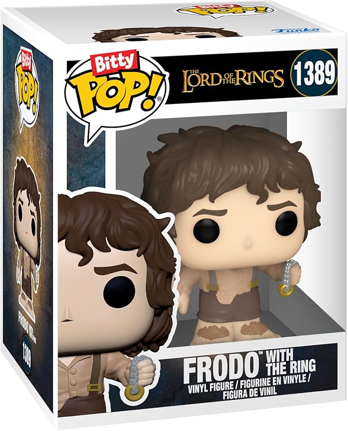 Funko Bitty Pop! Town: Lord of the Rings - Frodo Baggins with the Ring and the Shire - Collectable Vinyl Figure - Gift Idea - Official Merchandise - Toys for Kids & Adults - For Collectors and Display