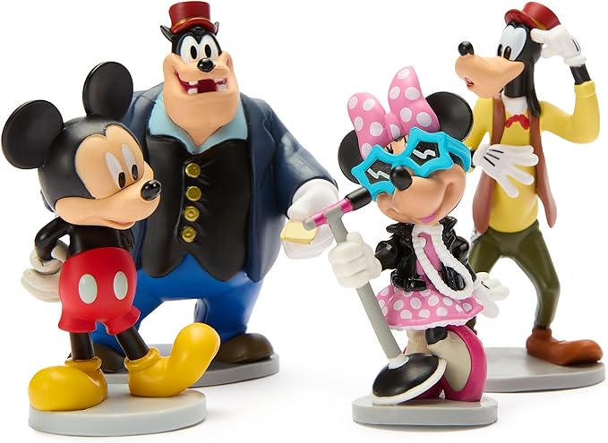 Disney Store Official Mickey Mouse & Friends Mega Figure Set - 20 Fully Sculpted Figurines - Includes Mickey, Minnie, Donald, Goofy, Pluto, & More for Fans of Toy Figures & Playsets