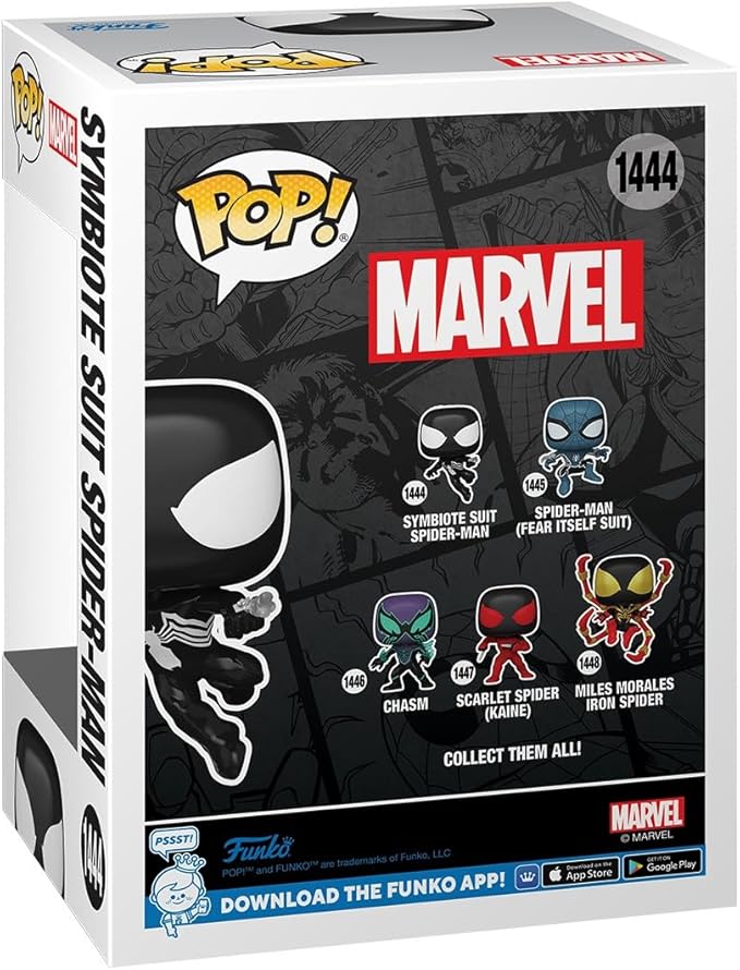 Funko Pop Marvel: Spider-Man Comics - Symbiote - Marvel Comics - Collectable Vinyl Figure - Gift Idea - Official Merchandise - Toys for Kids & Adults - Superheroes Fans