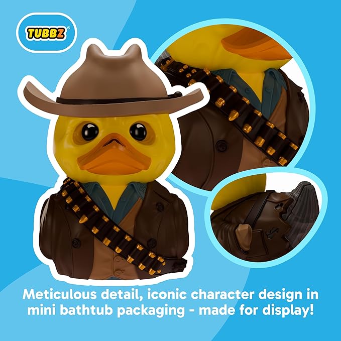TUBBZ Mini: Fallout TV - Ghoul Cosplaying Rubber Duck Vinyl Figure – Official Collectible for Fans of Fallout TV