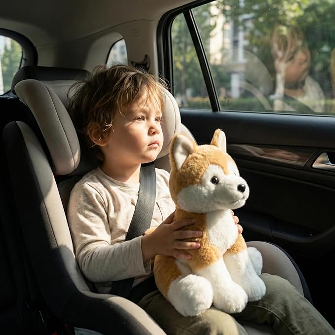 Japanese Akita Shiba Stuffed Animal Plush Toy, 13 inches