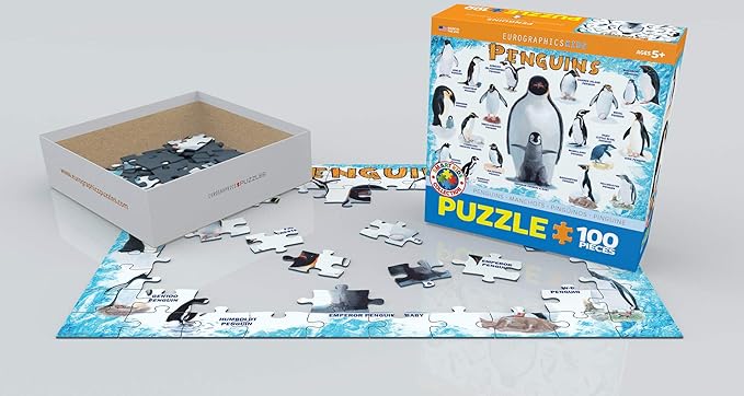 Penguins 100 Piece Jigsaw Puzzle