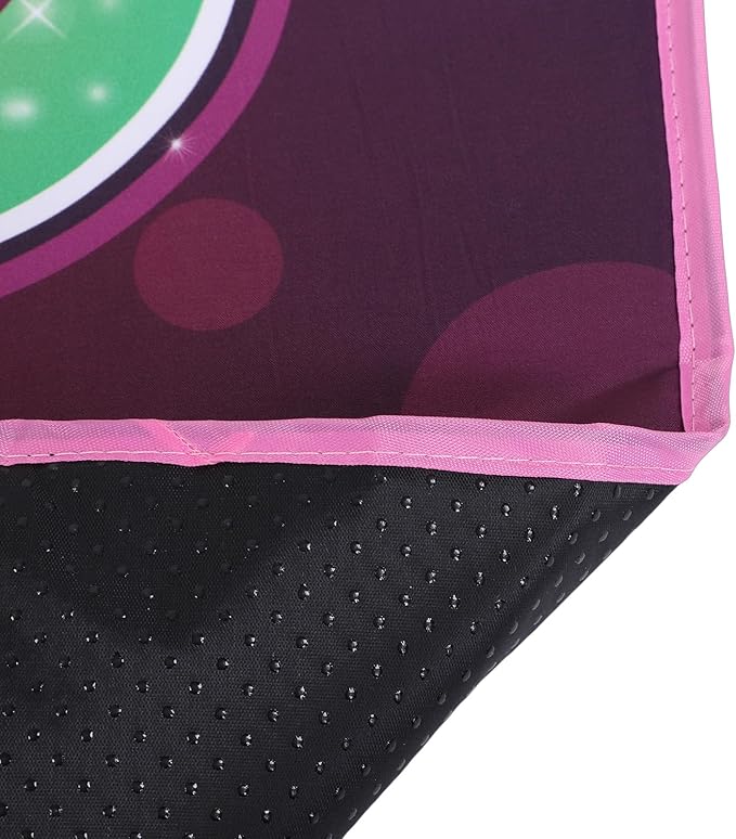 Dance Pad, Electronic Music Mat with LED Lights, Foldable Nonslip Playmat with 80 Sounds, Interactive Fun for Kids Ages 3 to 12 (Pink)