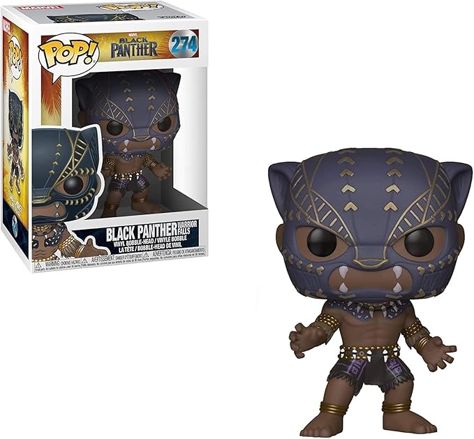 Funko Pop! Marvel: Black Panther Movie - Black Panther (Warrior Falls) Collectible Figure
