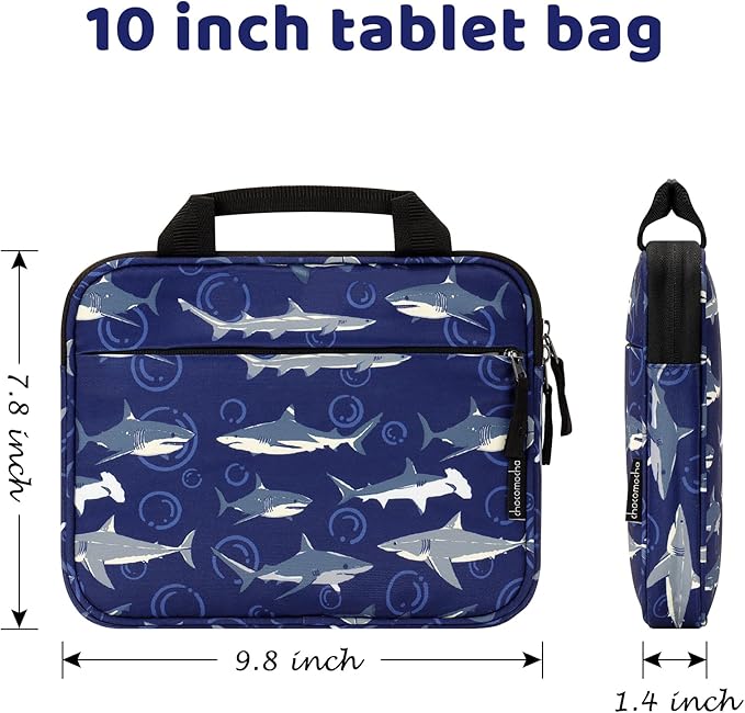 Choco Mocha Kids Tablet Sleeve Bag for Boys & Girls, (10-12.5Inch)