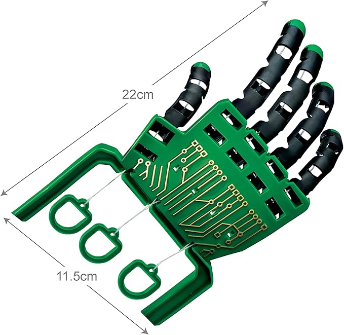 4M: KidzLabs: Robotic Hand - Build Your Own, Gripping Movements Toy Hand Kit, DIY Science Gadget Craft, Explore Animation Principles, STEM Set Kids 8+