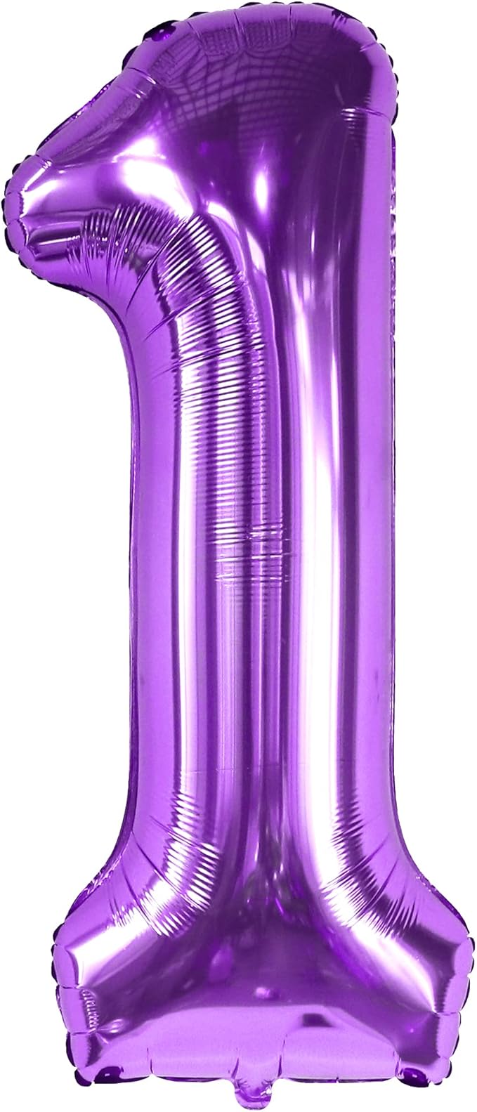 KatchOn, Purple 1 Balloon Number for First Birthday - 40 Inch | Number 1 Balloons for 1st Birthday | 1 Balloons for 1st Decorations | Purple Number One Balloon For Happy Anniversary Decorations