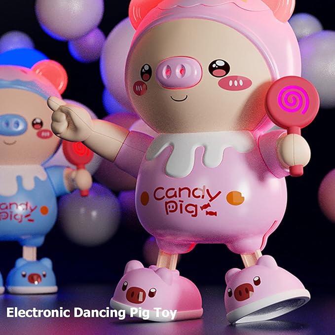 TOPINCN Dancing Pig Electronic Toys Play Dancing Pig Interactive Toys Cool Light Clear Sound Home Entertainment ()