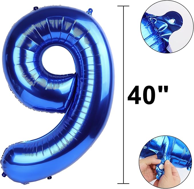 40 Inch Navy blue Number 29 Digital Balloon,Jumbo Mylar Foil Helium Balloon for 29 Balloons for Birthday Party,Wedding Anniversary Party Decorations