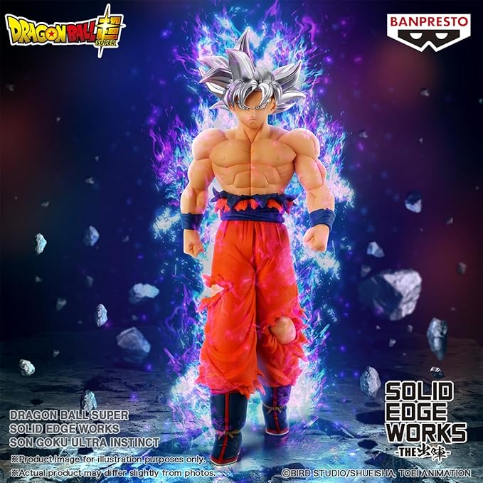 Banpresto - Dragon Ball Super - Son Goku Ultra Instinct Solid Edge Works Figure