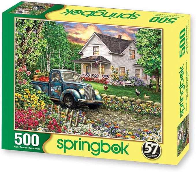 Springbok 500 Piece Jigsaw Puzzle Simpler Times - Made in USA