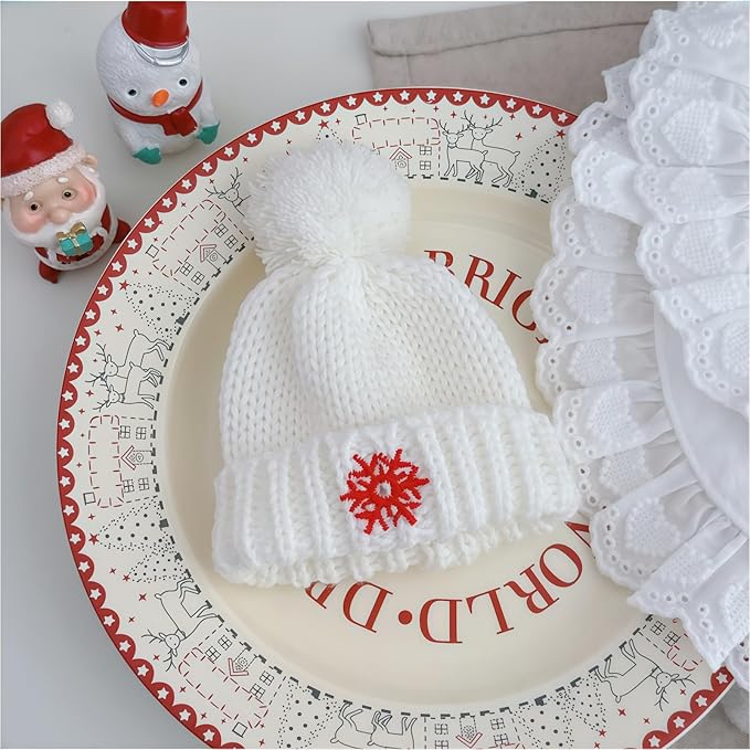 Christmas Clothes for Lu bubu 17cm Dolls(No Doll) Accessories Stylish Kawaii Festive Christmas Tree Sweater Outfit Set 2 Pieces Suitable for 17cm Doll , Xmas Doll Clothing Set Replacement