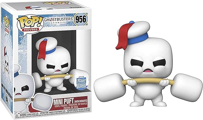 Funko Pop! Movies: Ghostbusters: After-Mini Puft with Weights - Collectable Vinyl Figure - Gift Idea - Official Merchandise - Toys for Kids & Adults - Movies Fans - Model Figure for Collectors