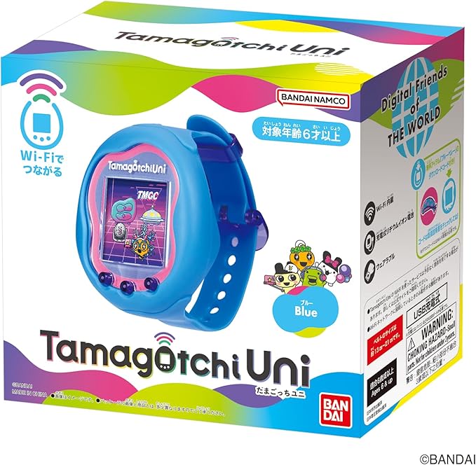 BANDAI Tamagotchi Uni Blue [Japan Toy Awards 2023 Communication Toy Category Grand Prize] [2023 Nikkei Excellent Product and Service Award, Nikkei MJ Award]