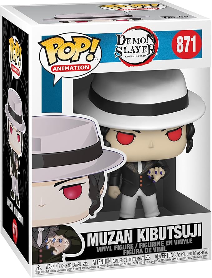 Funko POP Animation: Demon Slayer - Muzan Kibutsuji,Multicolor