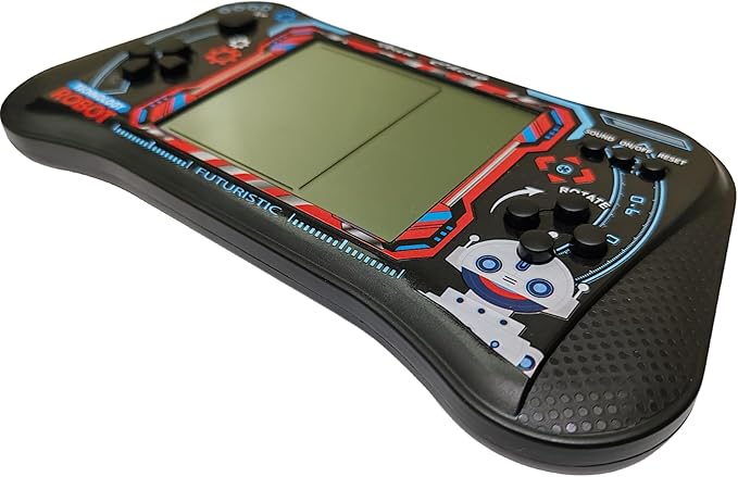 Brick Game Console,4.3" Large Screen Handheld Game Console,Building Block/Tank/Racing Game,Built-in 23 Classic Handheld Mini Games for Adults or Kids(Black)