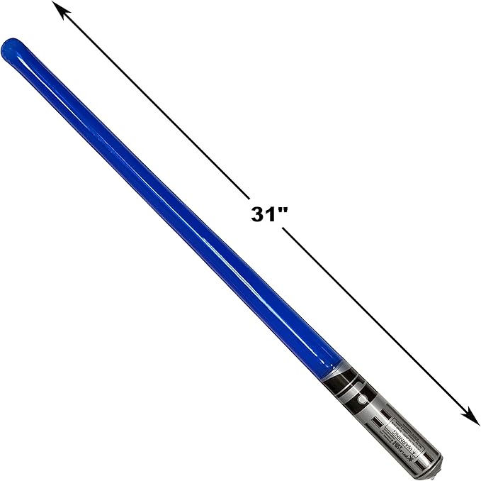 megasumer Pack of 8 Inflatable Light Saber Sword Toys - 4 Red and 4 Blue Lightsabers - Pool, Beach, Party Favors, LARP, Halloween Costume, give Away, Christmas Stocking Stuffer