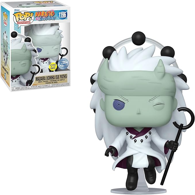 Funko Pop! Animation: Naruto Shippuden - Madara Uchiha, Six Paths Special Edition Multicolor Exclusive Figure #1195