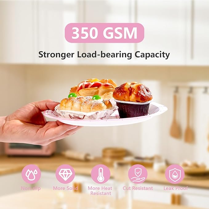 Grencian 96Pcs Pink Bow Bridal Shower Decorations Pink Bow Bride to Be Party Plates She's Tying The Knot Paper Tableware for Wedding Engagement Bride Groom Bachelorette Party Supplies, Serves 24