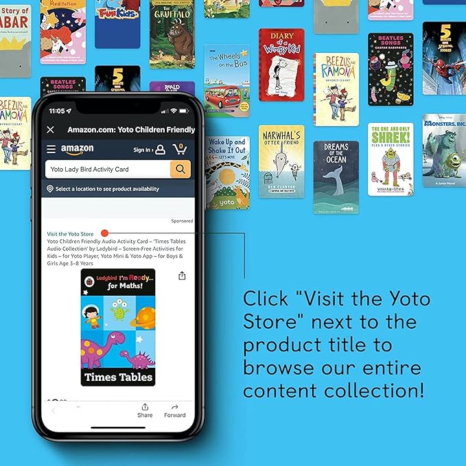 YOTO Disney Junior Novels: Tangled – Kids Audio Card for Use with Player & Mini All-in-1 Audio Device, Educational Screen-Free Listening with Fun Stories for Playtime, Bedtime & Travel, Ages 6+