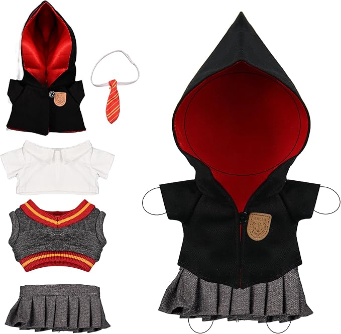 Magic Academy Style Doll Clothes Accessories, 17cm Doll Outfits for Display, Photo Props, Collectors, Birthday Halloween