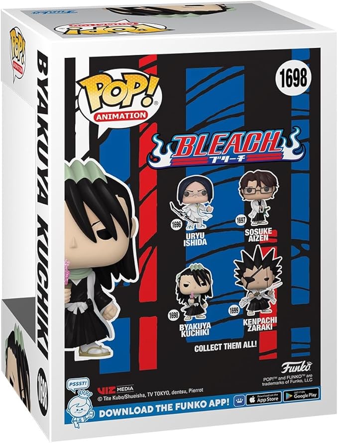 Funko POP Animation: Bleach - Byakuya Kuchiki - Collectable Vinyl Figure - Gift Idea - Official Merchandise - for Kids & Adults - Anime Fans - Model Figure for Collectors and Display