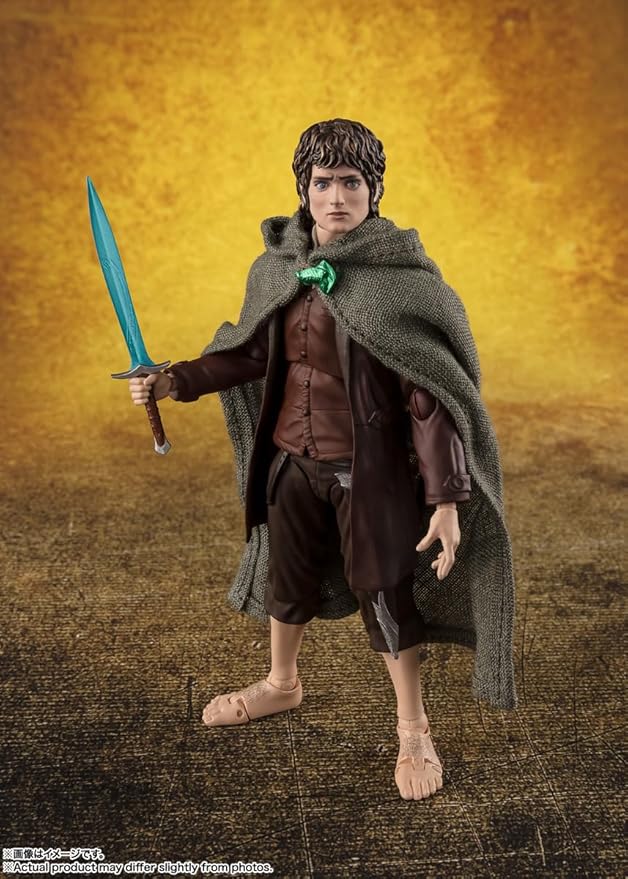 TAMASHII NATIONS - The Lord of The Rings - Frodo Baggins & Gollum (The Lord of The Rings: The Fellowship of The Ring) S.H.Figuarts Action Figure