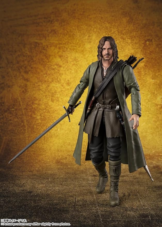 TAMASHII NATIONS - The Lord of The Rings - Aragorn (The Lord of The Rings: The Fellowship of The Ring) S.H.Figuarts Action Figure