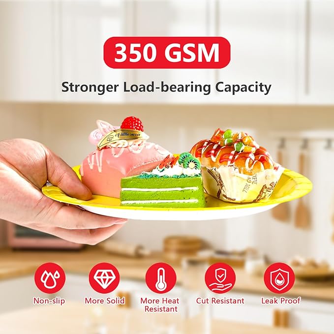 96Pcs Mouse Color Birthday Party Decorations Red Black Yellow Dessert Paper Plates and Napkins Set Cartoon Themed Mouse Decor for Kids Boys Girls 1st Birthday Baby Shower Party Supplies Serves 24